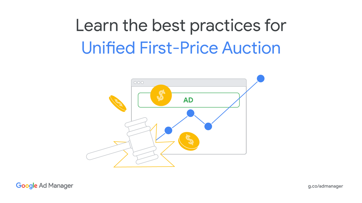 GoogleAdManager's tweet photo. Maintain a competitive edge season after season with Ad Manager's unified pricing rules (UPRs). Ideal for publishers of any size, use UPRs for a systematic way to control your auction floor prices. Learn more → https://t.co/uiIQ3WhhpJ https://t.co/G6vKSq7x0f