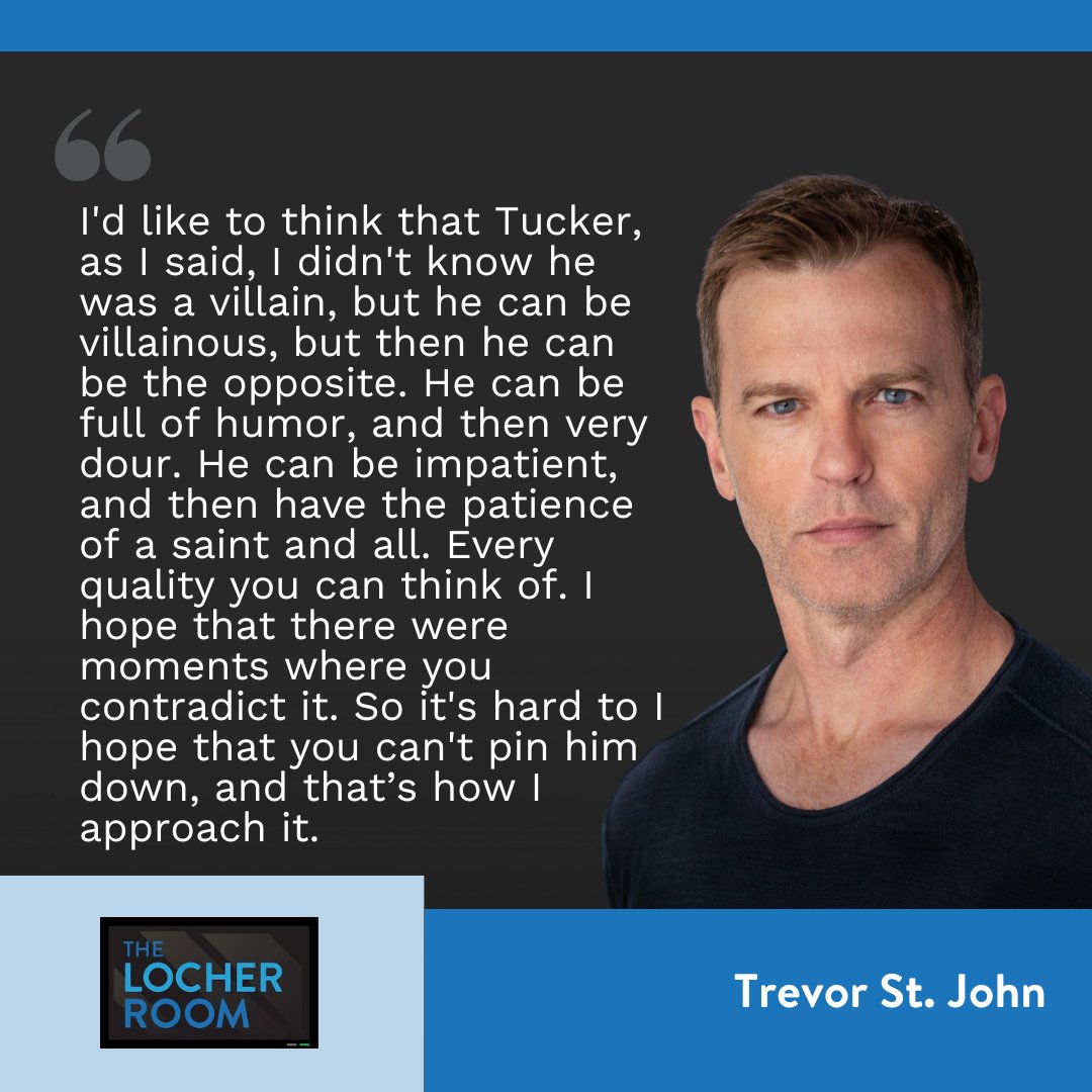 Catch Trevor St. John on #TheLocherRoompodcast! He delves into playing Tucker McCall and his work on 'A Good Enough Day,' revealing the depth and duality of his characters. From humor to gravity, explore the layers of his performances and his passionate approach. Tune in now ⬇️