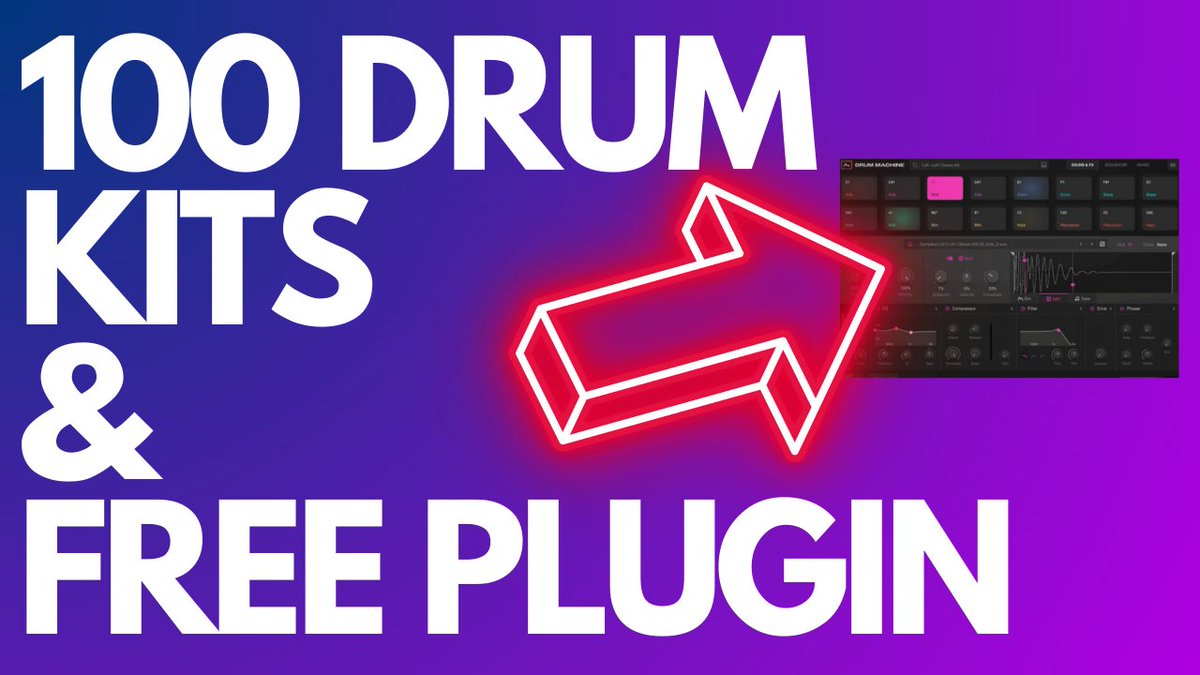 ADSR Drum Machine + 10 Expansions Bundle & FREE Electric Keys By Karanyi Sounds youtu.be/odsavL0OixU?si…