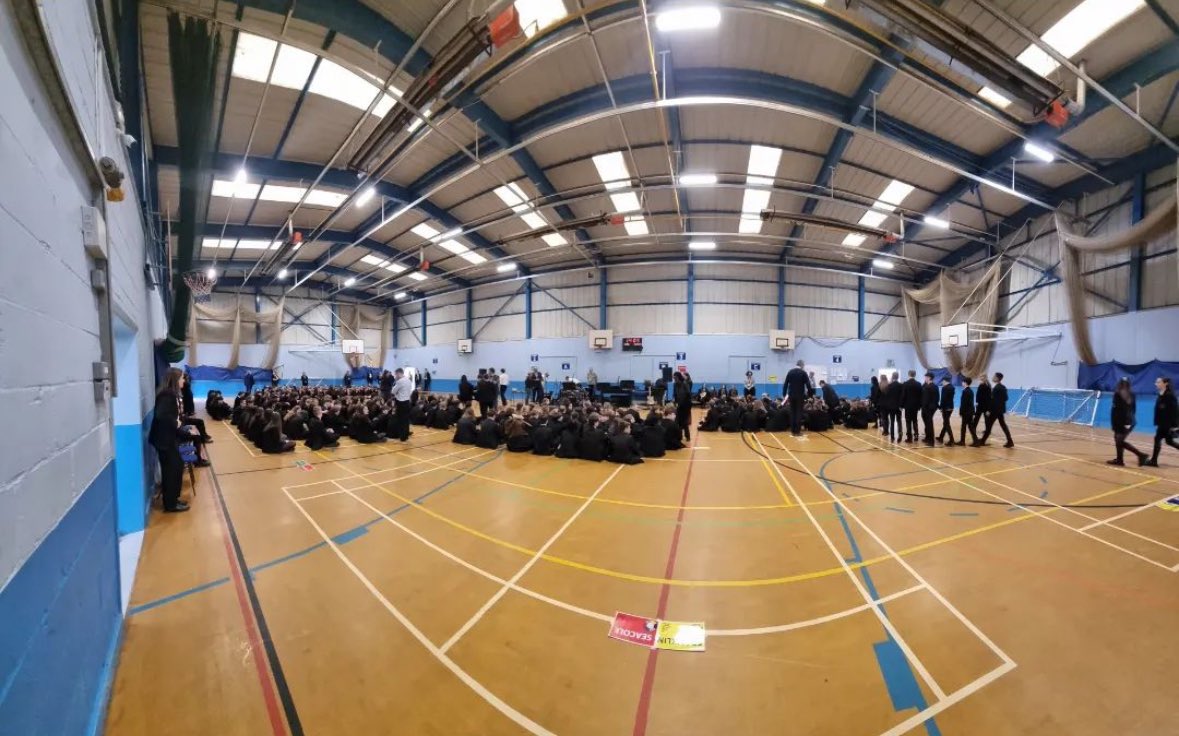 Second ever whole school assembly complete. Pretty proud of myself for getting 800 students and 60 staff in one room together to celebrate the achievements of our student body, and to introduce our new student leadership team. What a superb way to end the term 💪😁