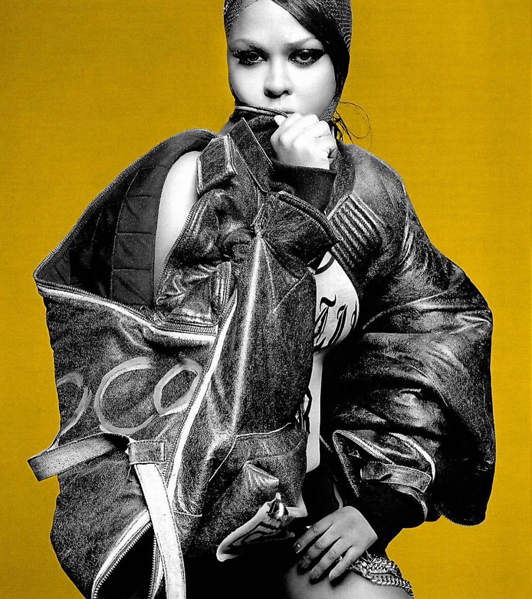 Lil' Kim wearing Christian Dior SS03 for Nylon Magazine. In 2003