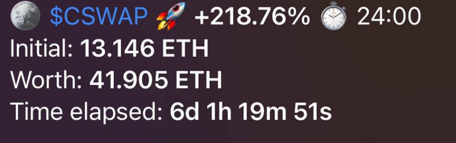 ArbitragingGain's tweet photo. Update on this
Hefty rewards for the people that  painfully held 
54.2M - Current ATH https://t.co/sTdJTjUqZH