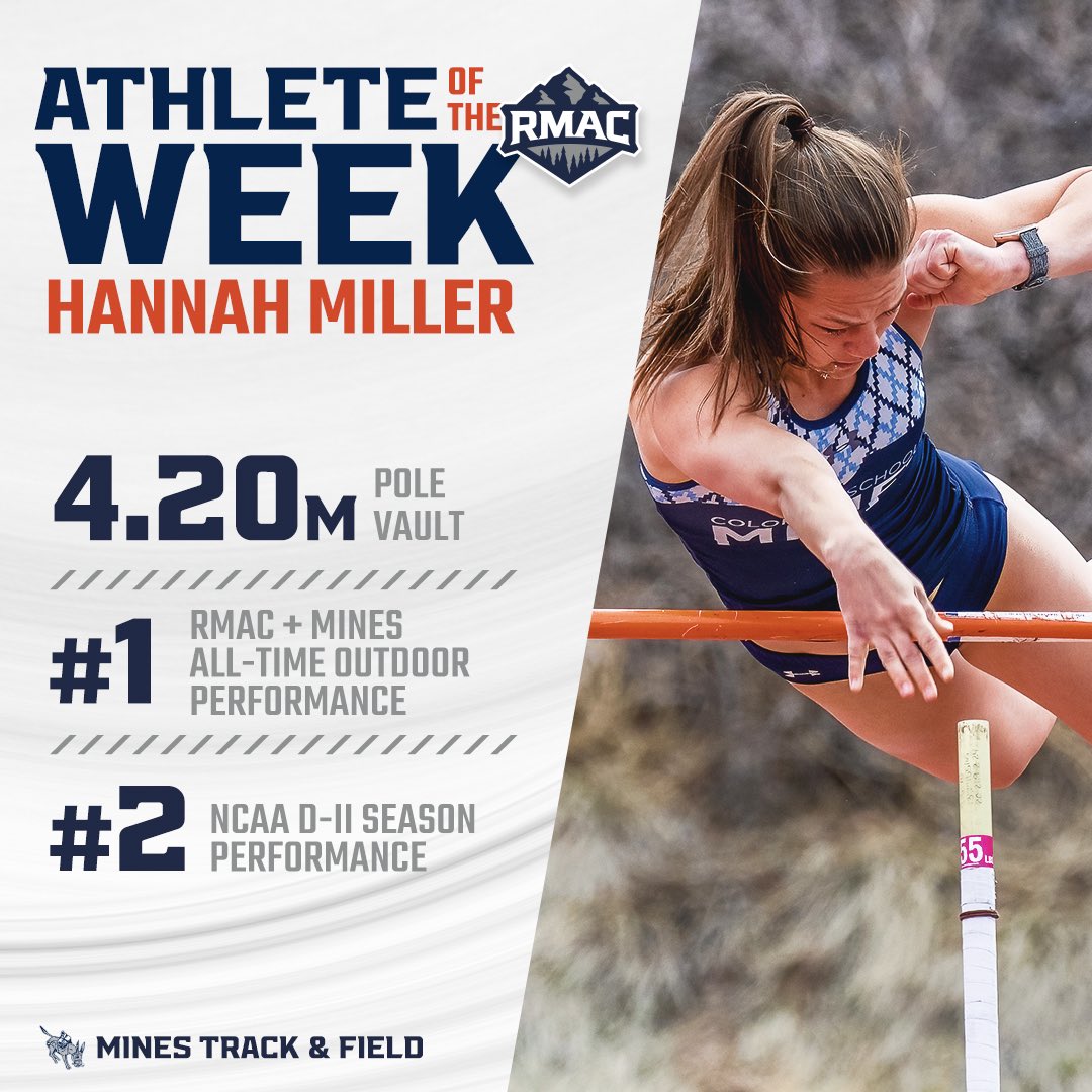 For the 10th time in her career - congrats Hannah! #HelluvaEngineer⚒
