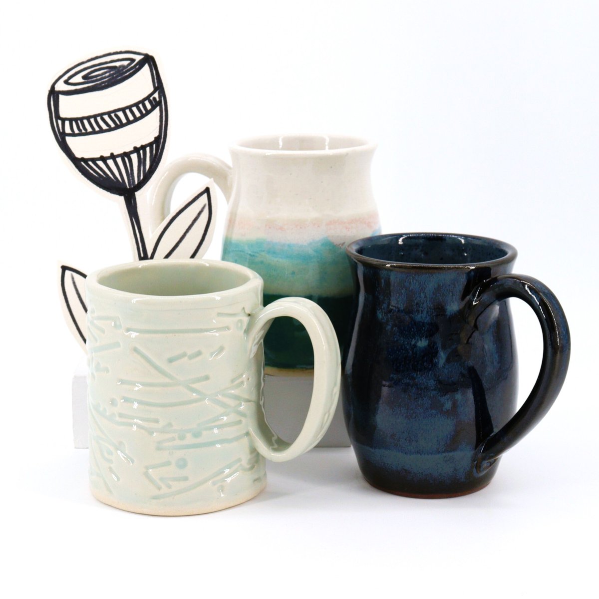 Shelley Harrison enjoys taking an everyday piece and redefining how you perceive it through visual texture, intriguing colour combinations and carvings. Pick up one of Shelley's mugs this month and save $5! March Mug Sale: artsandheritage.ca/collections/ma… #IWD2024 #artist #pottery #sale