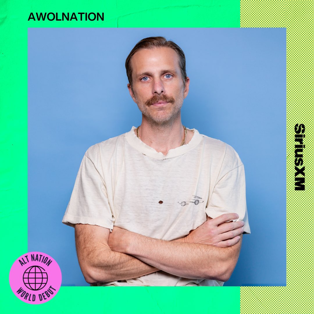 🚨🚨🚨 World Debut on the way from @awolnation !! Catch on this week’s episode of Advanced Placement with @altregan - it starts at 7pET/4pPT sxm.app.link/altnation