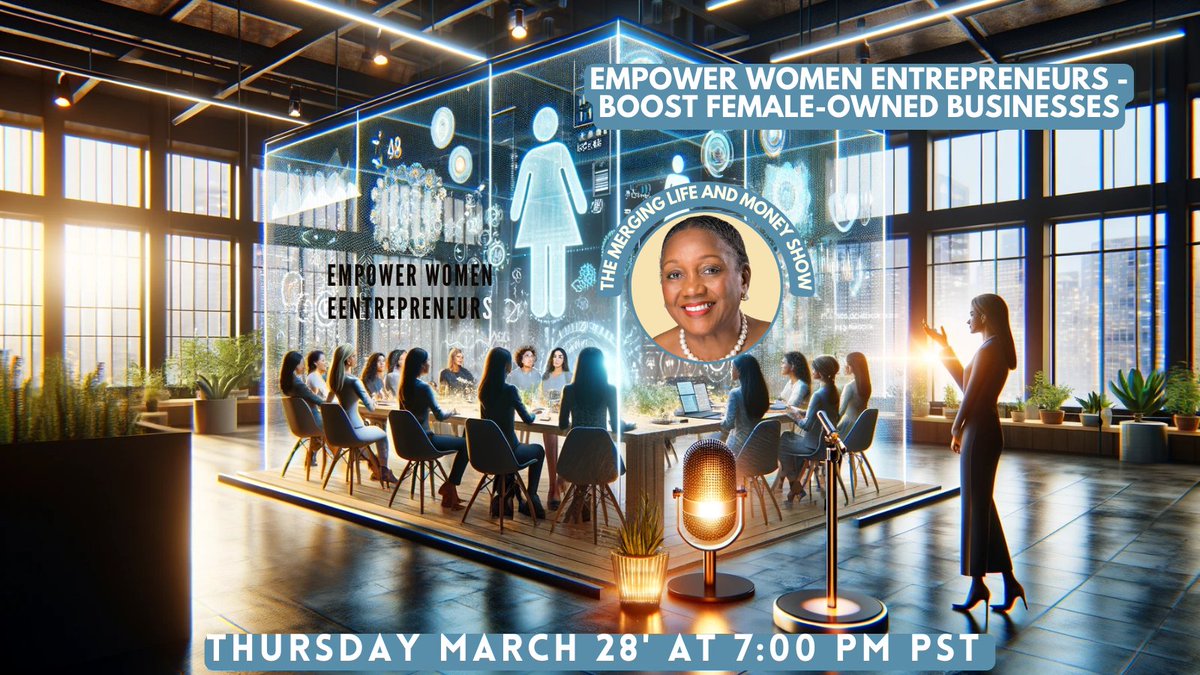 ONE DAY UNTIL EMPOWERMENT 

📣Just one day left until the #MergingLifeAndMoney podcast's special episode on empowering women entrepreneurs for #InternationalWomensMonth!
 
#EmpowerWomenEntrepreneurs #InspireInclusion #WomenInBusiness #BusinessInclusion