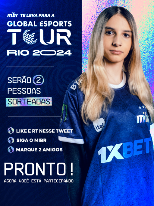 babsfps's tweet photo. Salveee guys, quem quiser ir pro GET RIO, está ai o sorteio dos ingressos! O CAMP Acontece em abril!  😜

Sigam as regras e boa sorte rs:   
1 - Like e RT nesse tweet   
2 - Me seguir (@babsfps) e seguir o @MIBR 
3 - Marcar 2 amigos!! https://t.co/uT3JyFrVcX