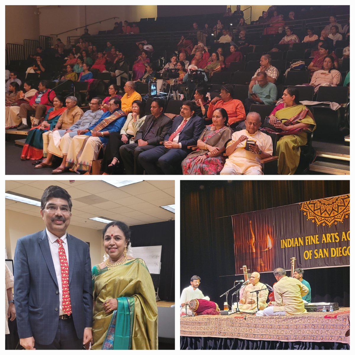 Consul General Dr.K.Srikar Reddy graced the 17th Indian Music & Dance Festival on March 23rd in San Diego, organized by the Indian Fine Arts Academy of San Diego under the leadership of Shekar Viswanathan. Consul General presented life time achievement [Vidya Nidhi] awards to…