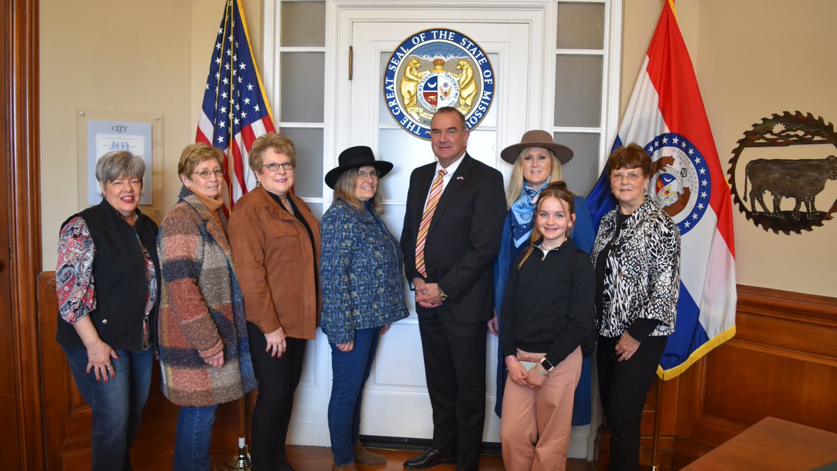 Thank you to @MoCattle Missouri CattleWomen for your advocacy for Missouri’s leading industry. MCA members and farm families are critical to our state’s economy and ensuring beef is always on the menu.