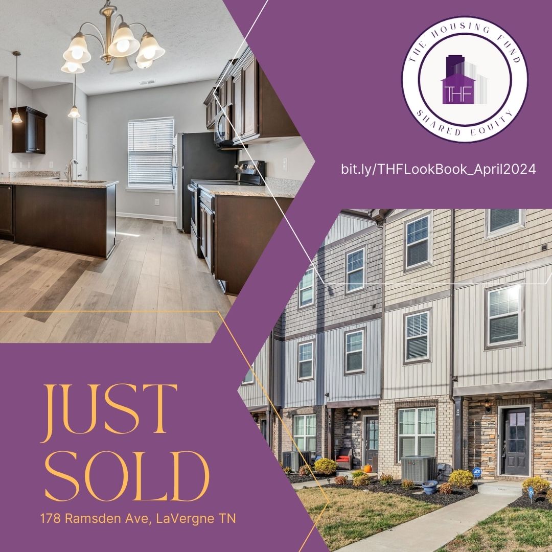 Two of our Shared Equity properties in Middle Tennessee have SOLD, and one in Chattanooga is UNDER CONTRACT. Qualifying buyers can receive substantial help with a down-payment on any of our affordable homes for sale, thanks to our Shared Equity program. bit.ly/THFLookBook_Ap…