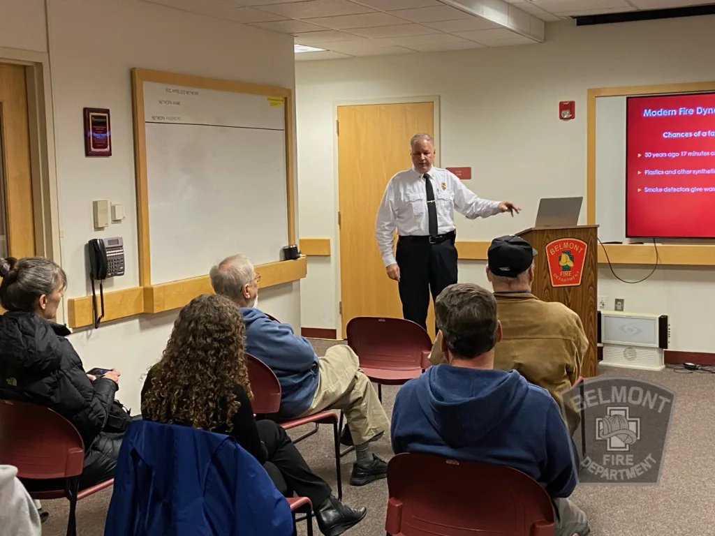 ANOTHER SUCCESSUL COFFEE WITH THE FIRE CHIEF: A big thank you to all who came out for Coffee With the Fire Chief. Another successful evening with some great education and wonderful conversation! belmontfire.org/another-succes…
