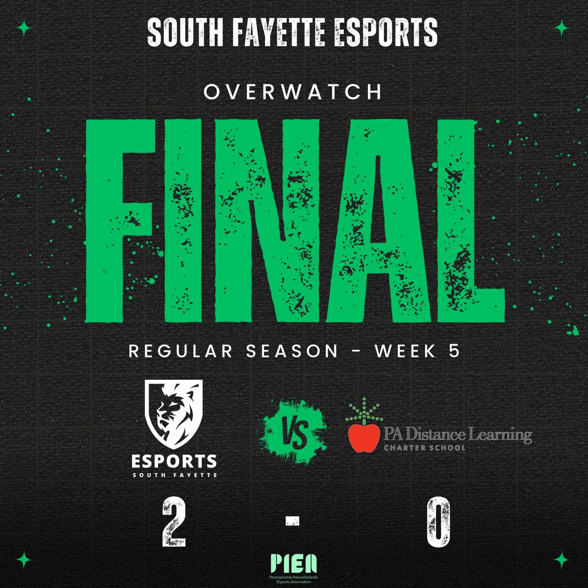 Congrats to our HS Overwatch team for a dominant Week 5 performance! Watch the replay and listen to Lincoln's shoutcasting on our Twitch Channel! #SFLionPride #SFHSLionPride
