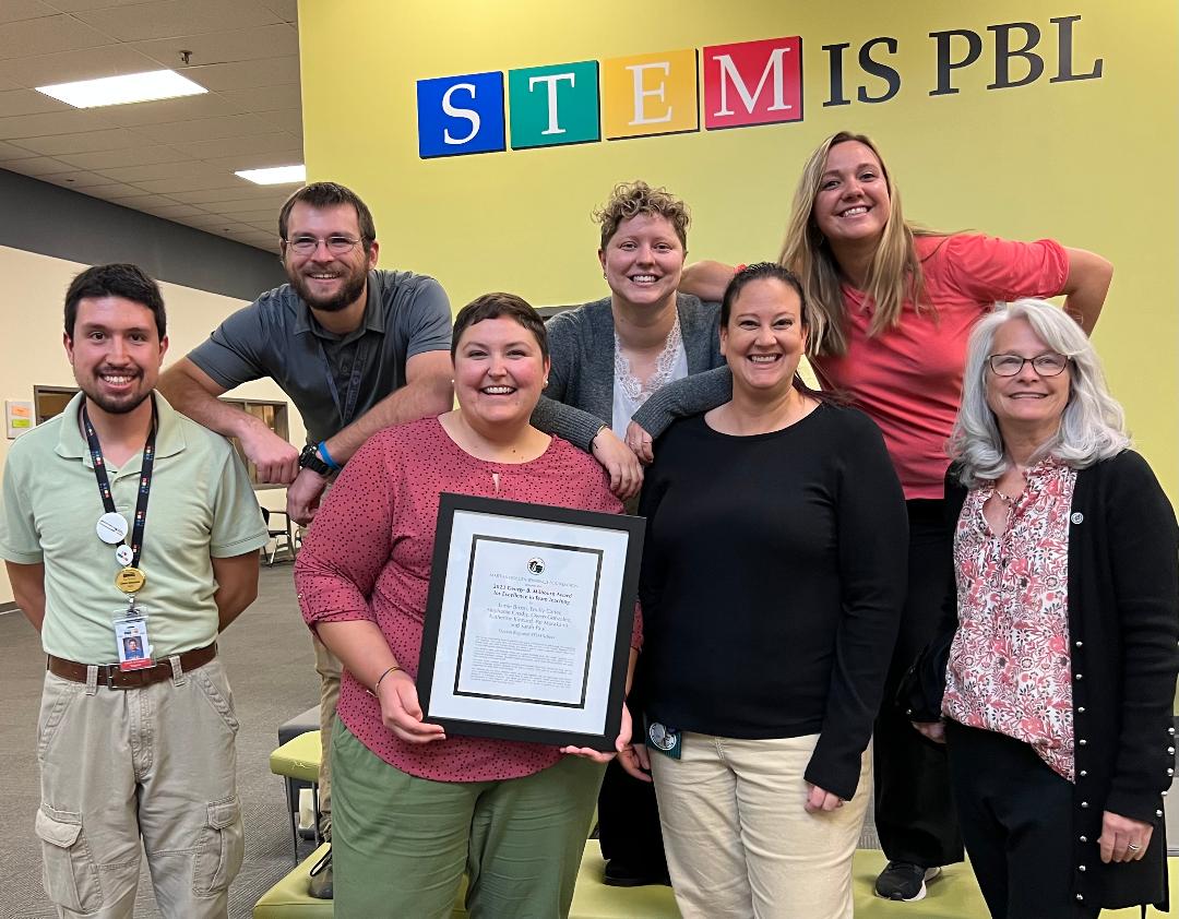 These grade 6 teachers from @Dayton_STEM have diverse opinions & ideas, yet they work most effectively as a team creating cross-curricular projects that develop problem-solving skills and reinforce academics. Nominate an outstanding team by 4/10: bit.ly/3PcjKjn