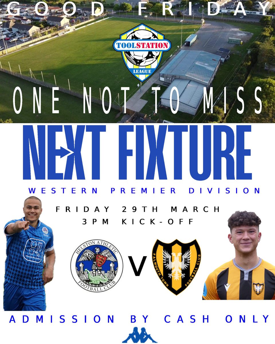 DON’T COME MUCH BIGGER…

CASH ONLY ADMISSION

NO SPECTATOR PARKING AT GROUND