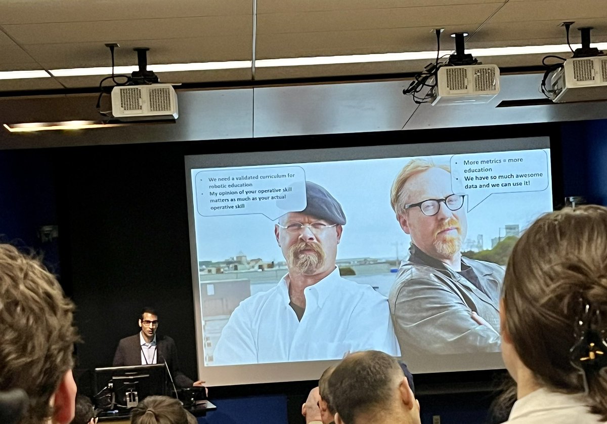 Great talk this morning from Dr Sridhar <a href="/UofAZSurgery/">University of Arizona Department of Surgery</a> on surgical education of robotic surgery 🤖