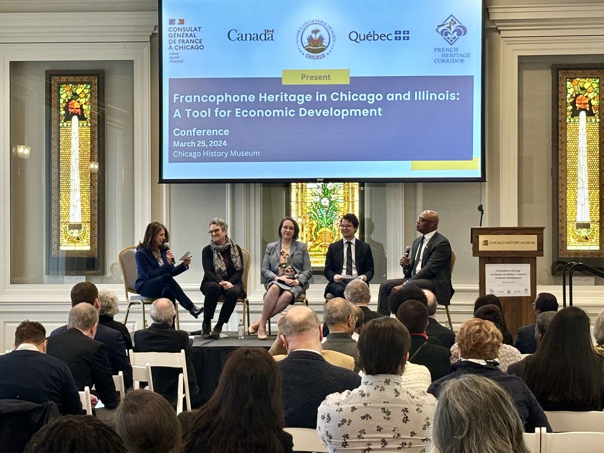 Earlier this week, Joanne Clyde, our director of the Multilingual/Language Development, participated in a Francophonic Heritage event co-sponsored by the Consul Generals of France, Canada, and Haiti and the Govt of Quebec @ChicagoMuseum.  #OutAndAboutWithISBE