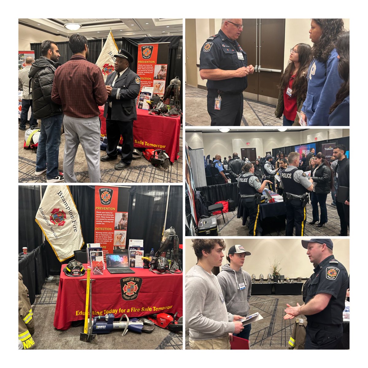 Amazing day at the 2024 Security-Police-Fire Career Expo educating attendees of the various careers in the fire service. #SPFExpo2024 #DiscoverYourFuture ^MJ