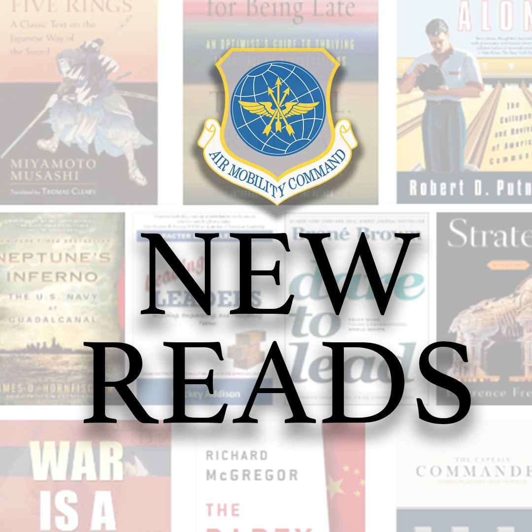 Gen Minihan just updated his reading list! Whether you read the “old-fashioned” way with a book in your hands, or if you’re an audiobook kind of person, this list has a title for you – with everything from pilot bios, to sci-fi mysteries. amc.af.mil/About-Us/COMAM…