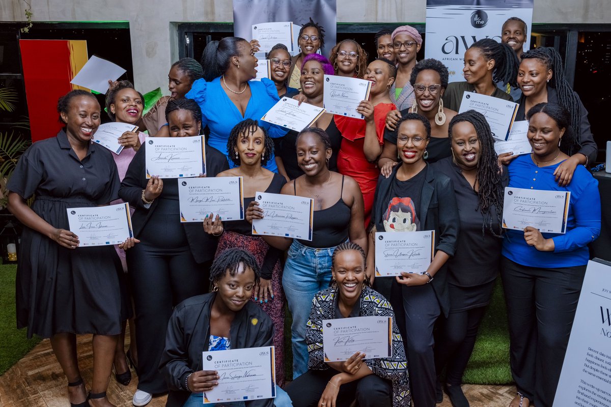 Today, Minister of State @XandrineUmutoni attended the ﬁnal showcase of the @AfricanWS Programme – an initiative that focuses on providing #AfricanWomenStorytellers with both training and a platform to showcase their work. 1/6