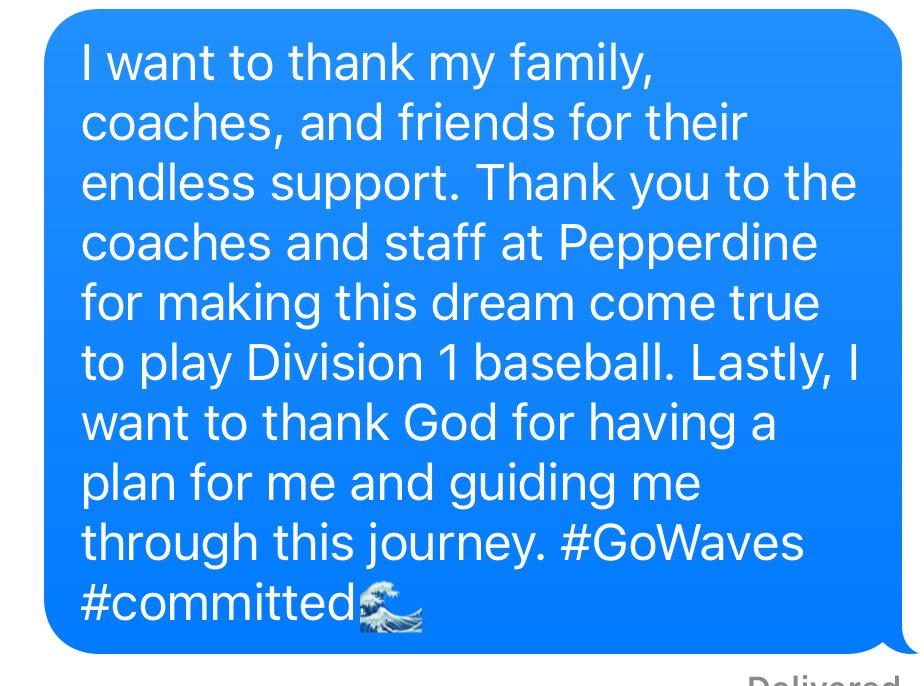 ZachWoods06's tweet image. I am truly blessed and beyond grateful to be able to continue my academic and baseball career at Pepperdine University. #Wavesup @SJBoscoBaseball @sjbathletics @BearsCba @CBABaseballUSA @coachHirty @DWorthWaves @Coach_Oliveira