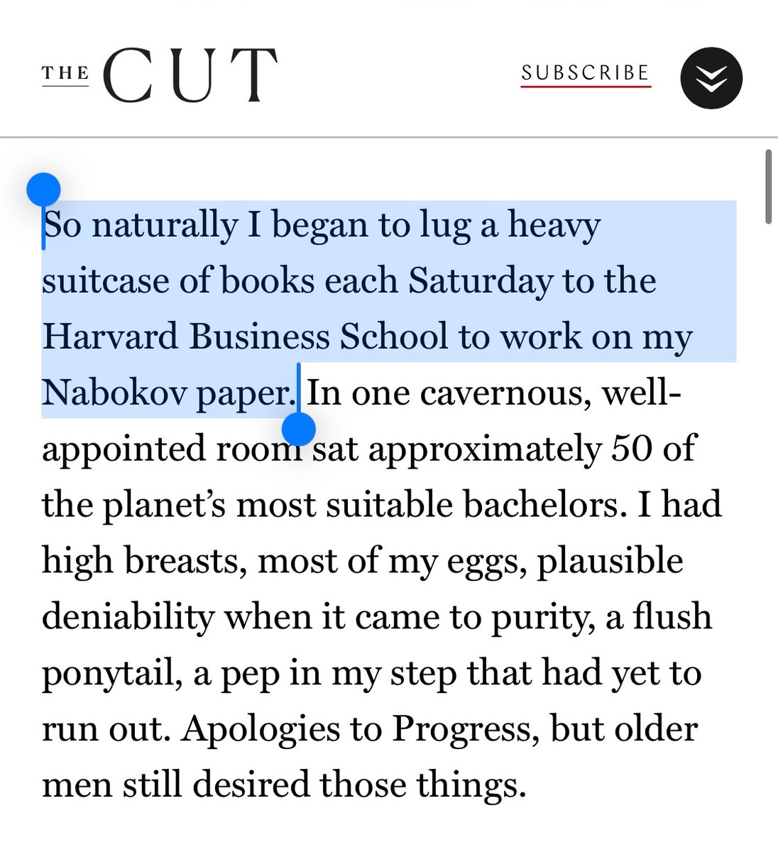 Well, that’s certainly a move one can take….