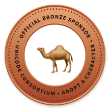 Unicode thanks In honor of Himan Measho and Yehdego Goitom., our newest Bronze Sponsor! #UnicodeAAC aac.unicode.org/sponsors#b1F42A