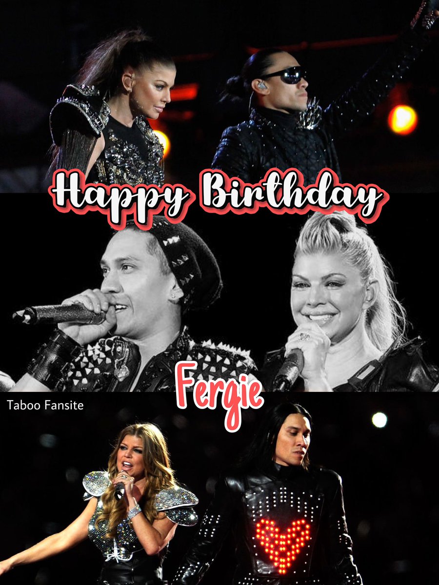 taboofansite's tweet image. Hap-pea birthday Fergie! ❤️🎉 

— from Taboo Fansite