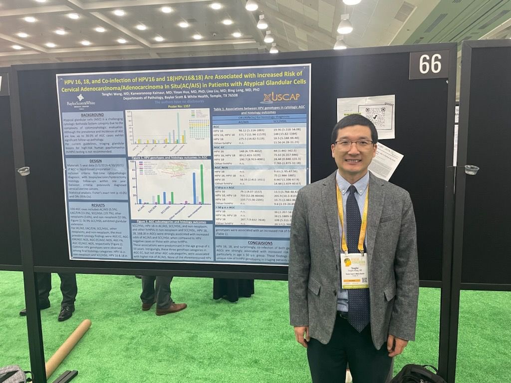 BSWHTemple_PATH's tweet image. The #BSWPathFam congratulates our PGY2s, Gang Zhou, MD, PhD and @Tengfei, MD for their success in this weekend’s @USCAP poster presentations! We are so proud of you! 

#CometoTemple #scopeisdope