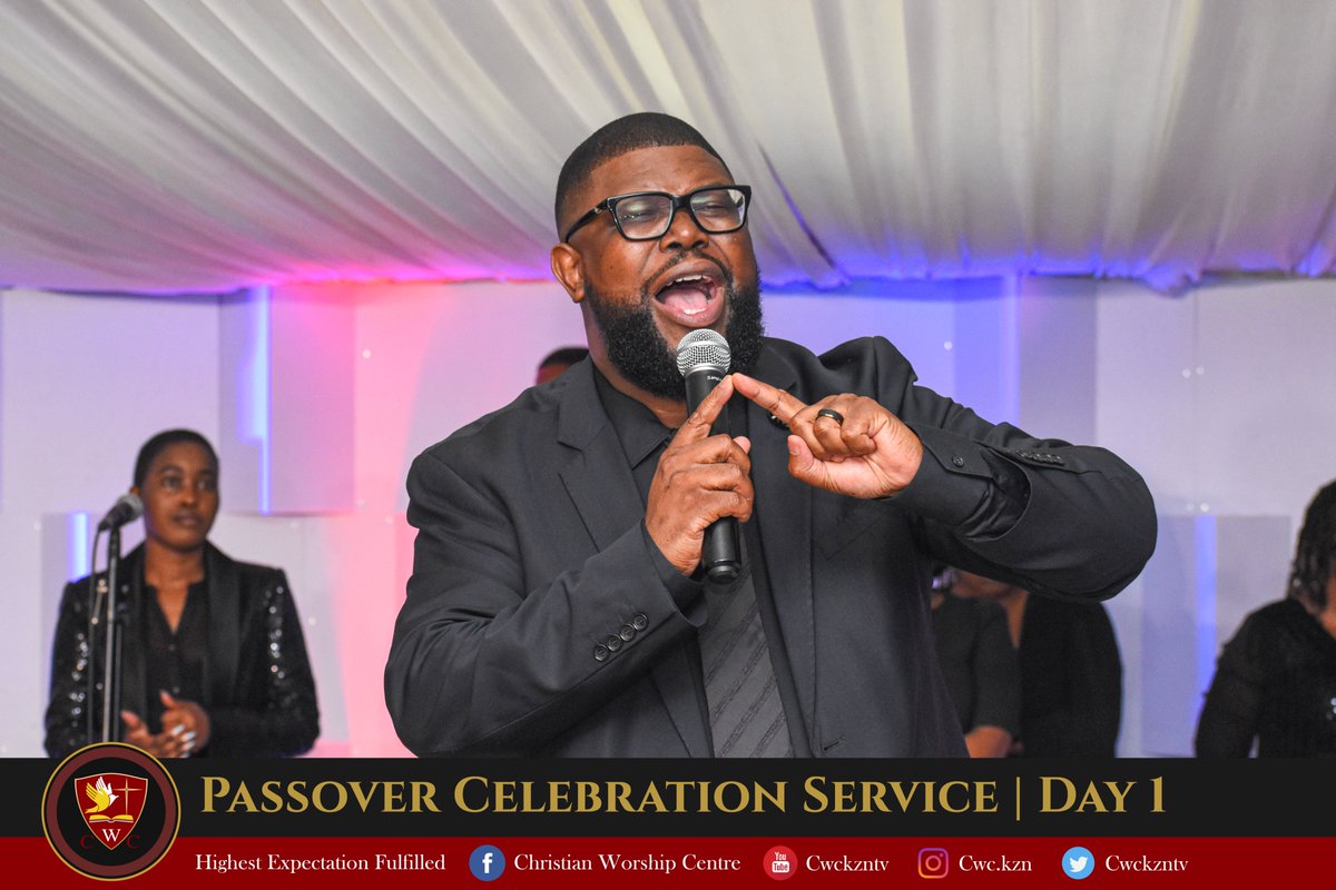 CWCKZNTV's tweet image. Passover Celebration Service | Day 1
The Death Certificate by Minister S.Klaas

Our services continue till Sunday Afternoon, we look forward to seeing you this Passover.
#cwckzn
#highestexpectationsfulfilled