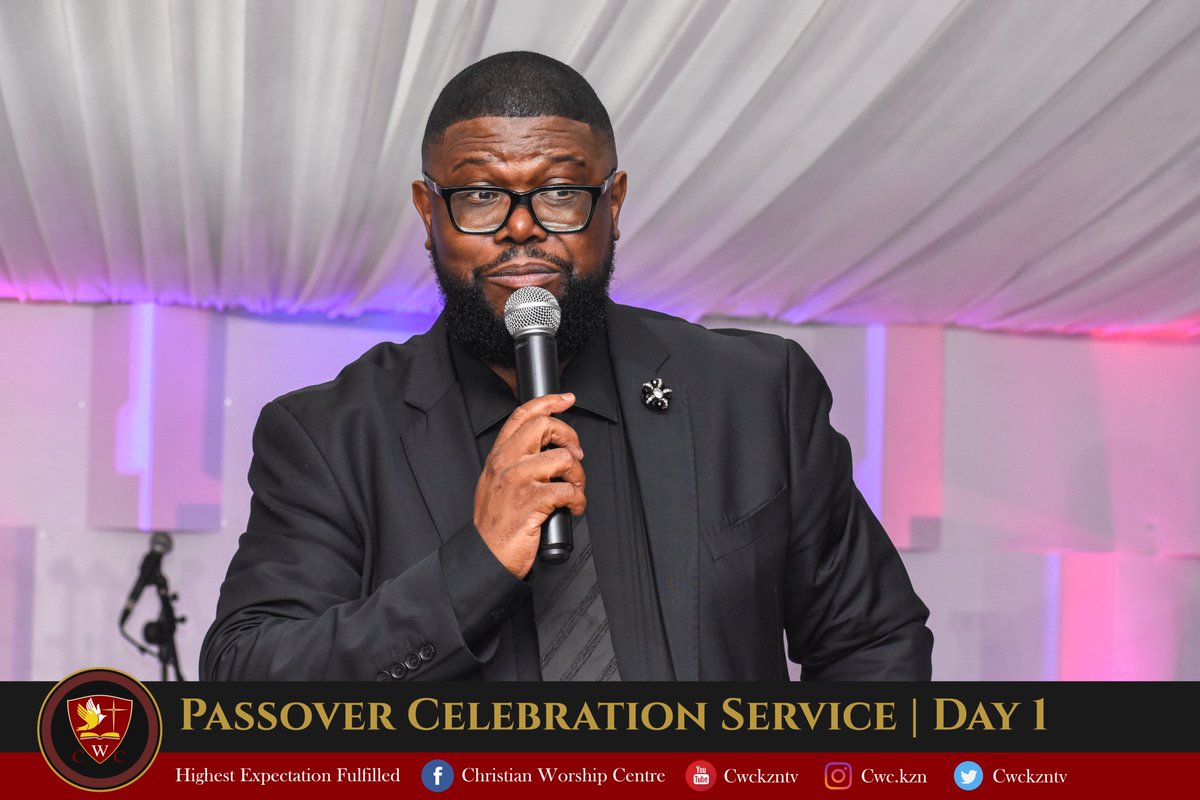 CWCKZNTV's tweet image. Passover Celebration Service | Day 1
The Death Certificate by Minister S.Klaas

Our services continue till Sunday Afternoon, we look forward to seeing you this Passover.
#cwckzn
#highestexpectationsfulfilled