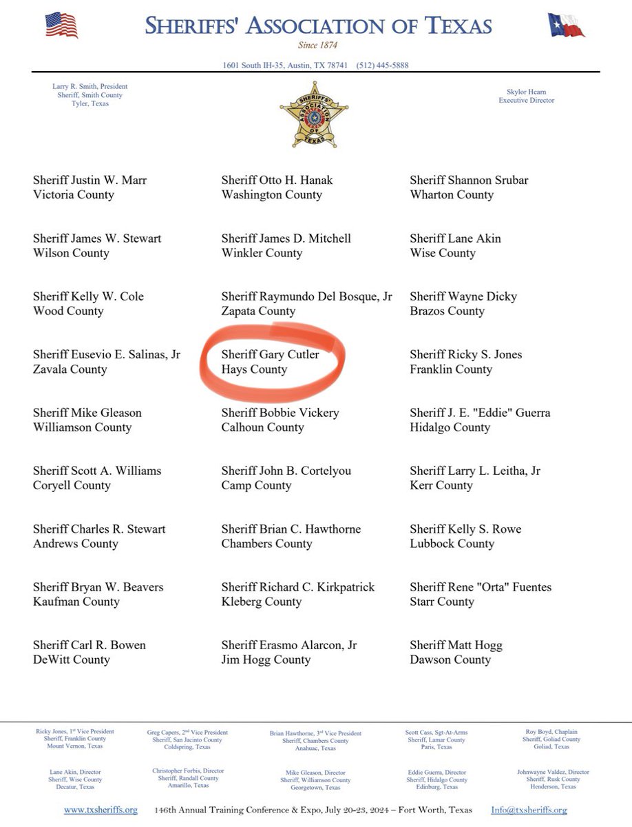 Last week, Hays County Sheriff Gary Cutler joined 120 Texas sheriffs in signing onto a letter supporting Greg Abbott’s xenophobic and wasteful Operation Lone Star.