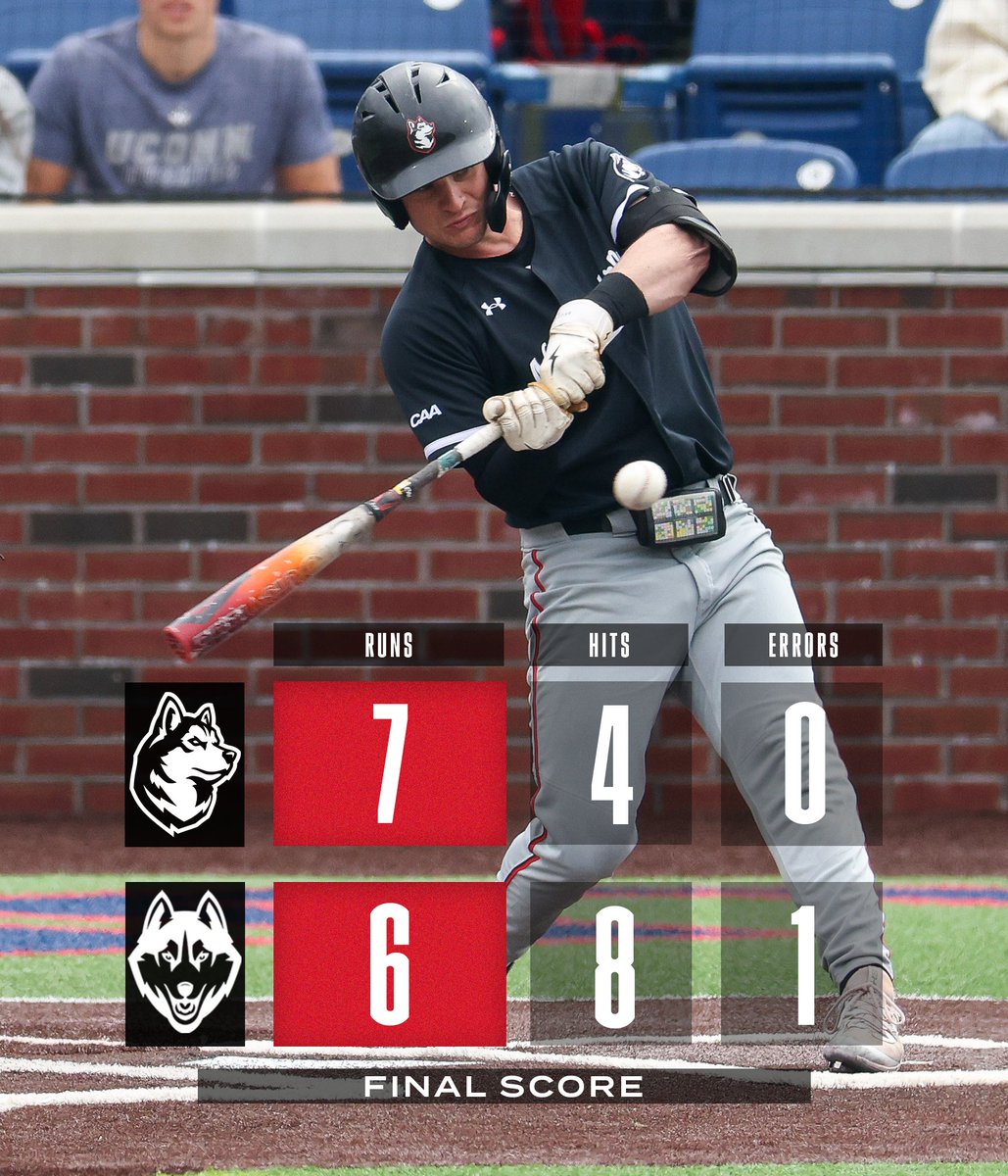 Huskies beat the Huskies! W: Gemma (3-0) SV: Beauchesne (2) Doyle: HR, 5 RBI