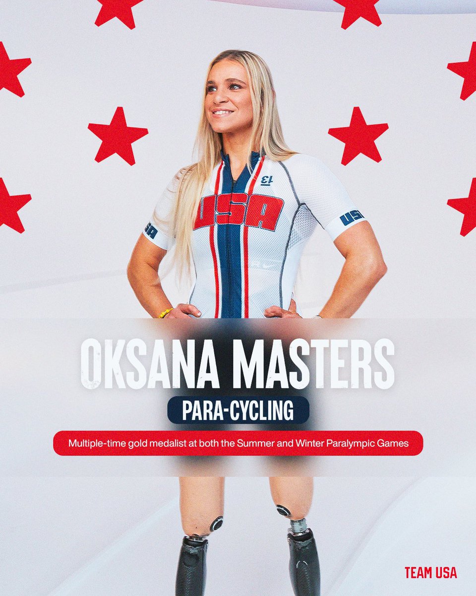 @JessicaLong @JordanLarson10 @usavolleyball @leetothekiefer @usawchrugby @LaulaugaTausaga @usatf @USASwimming 6x Paralympian 🇺🇸 17x Paralympic medalist 🏅 @OksanaMasters is a multisport powerhouse! #WomensHistoryMonth