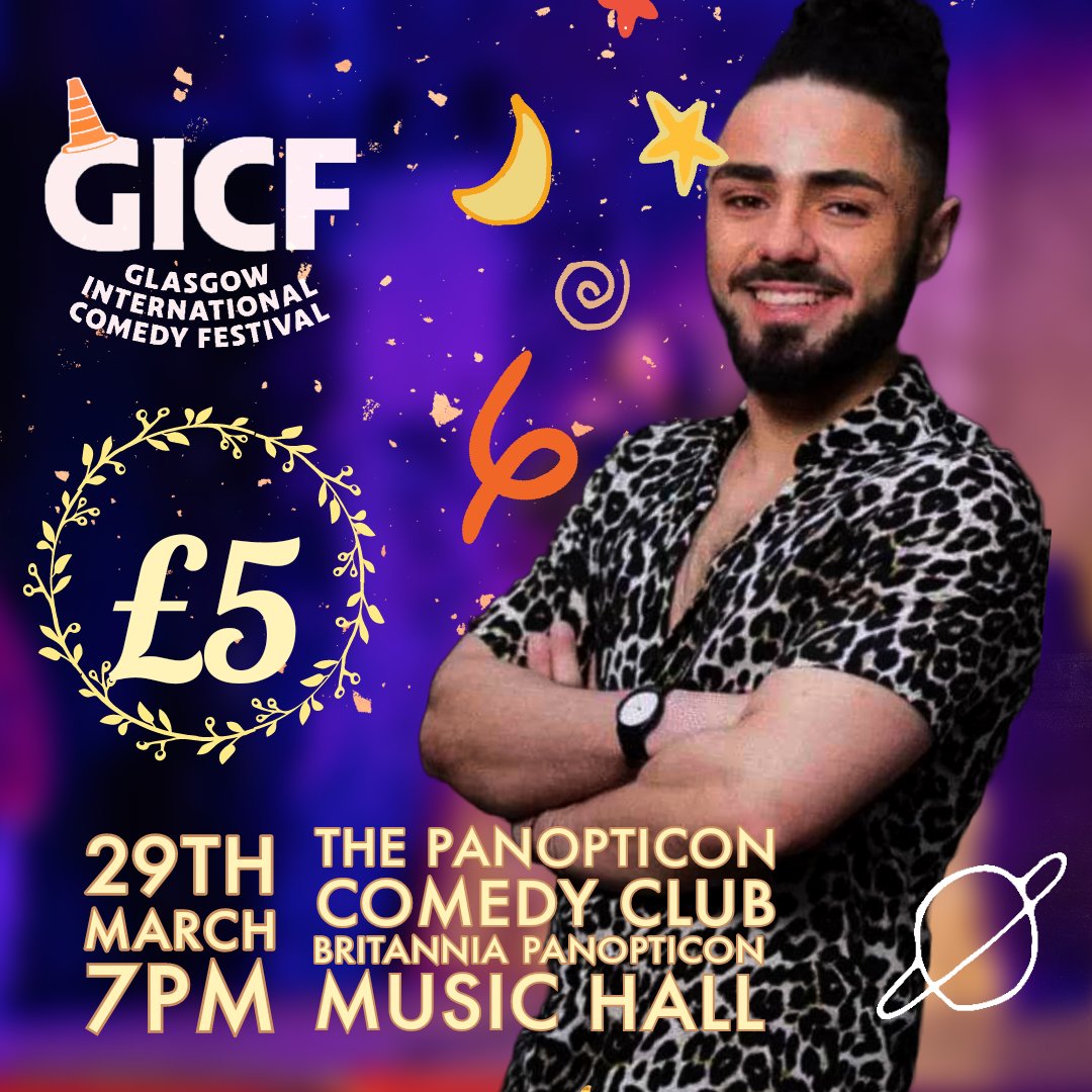 BritPanopticon's tweet photo. This Friday at 7pm for @GlasgowComedy we have the incredible Taryam Boyd headlining the Panopticon Comedy Club!
Don't miss a night of pure non stop comedy at the world's oldest music hall!
@WhatsOnGlasgow 

https://t.co/rlW9xO7oa1

#Glasgow #comedy #theatre #Scotland https://t.co/qk6ibS0Vr0