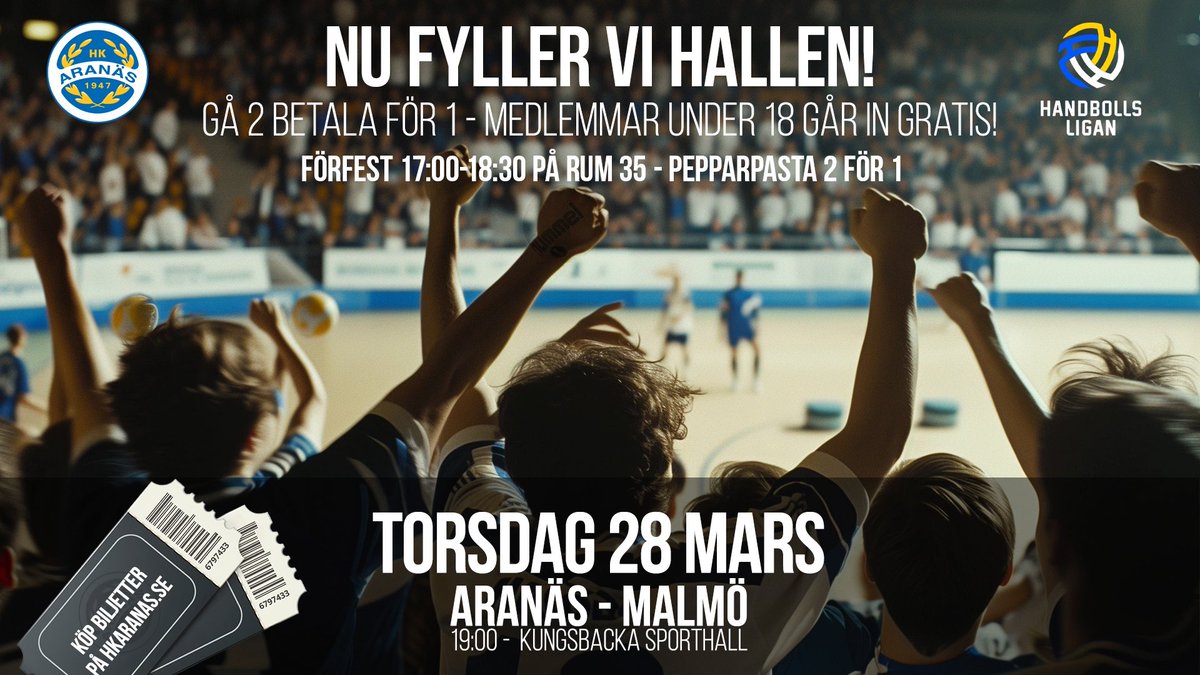 Herrarna möter HK Malmö 💪🏻🔝 ▪️Avkast torsdag kväll kl 19:00 ▪️Läs inför matchen här: hkaranas.se/match-herr/hk-…