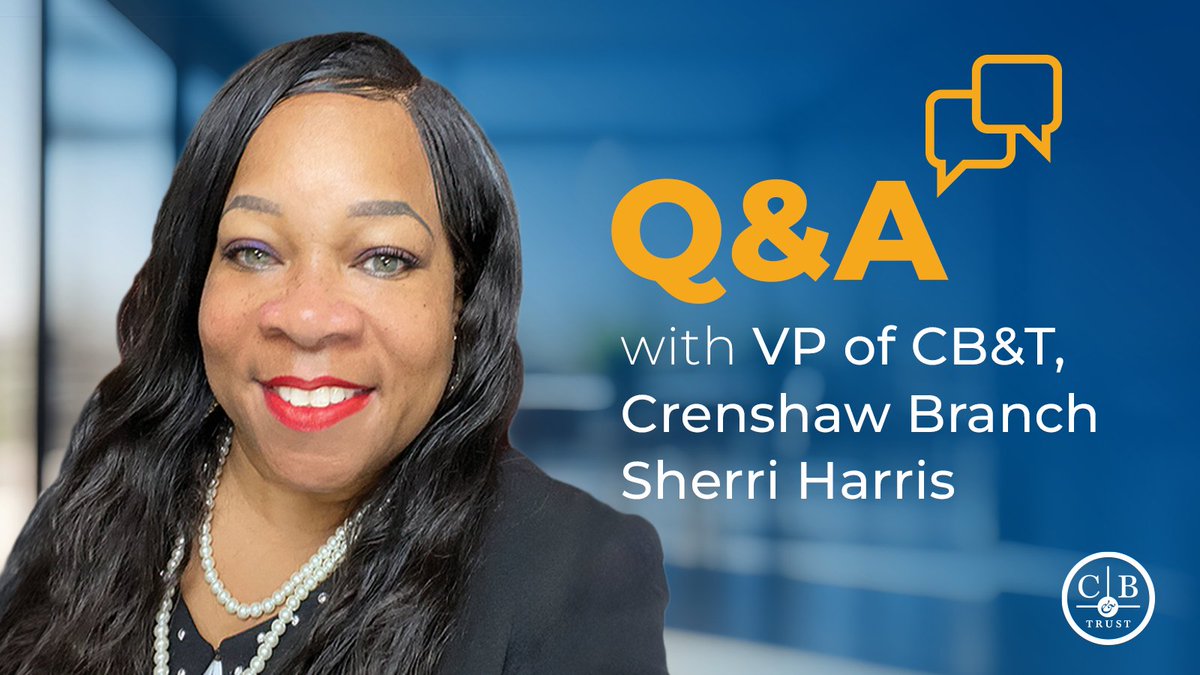 Hear from CB&T VP, Crenshaw Branch Manager Sherri Harris to learn more about everything you need to know when filing your taxes. bit.ly/3xa3klj