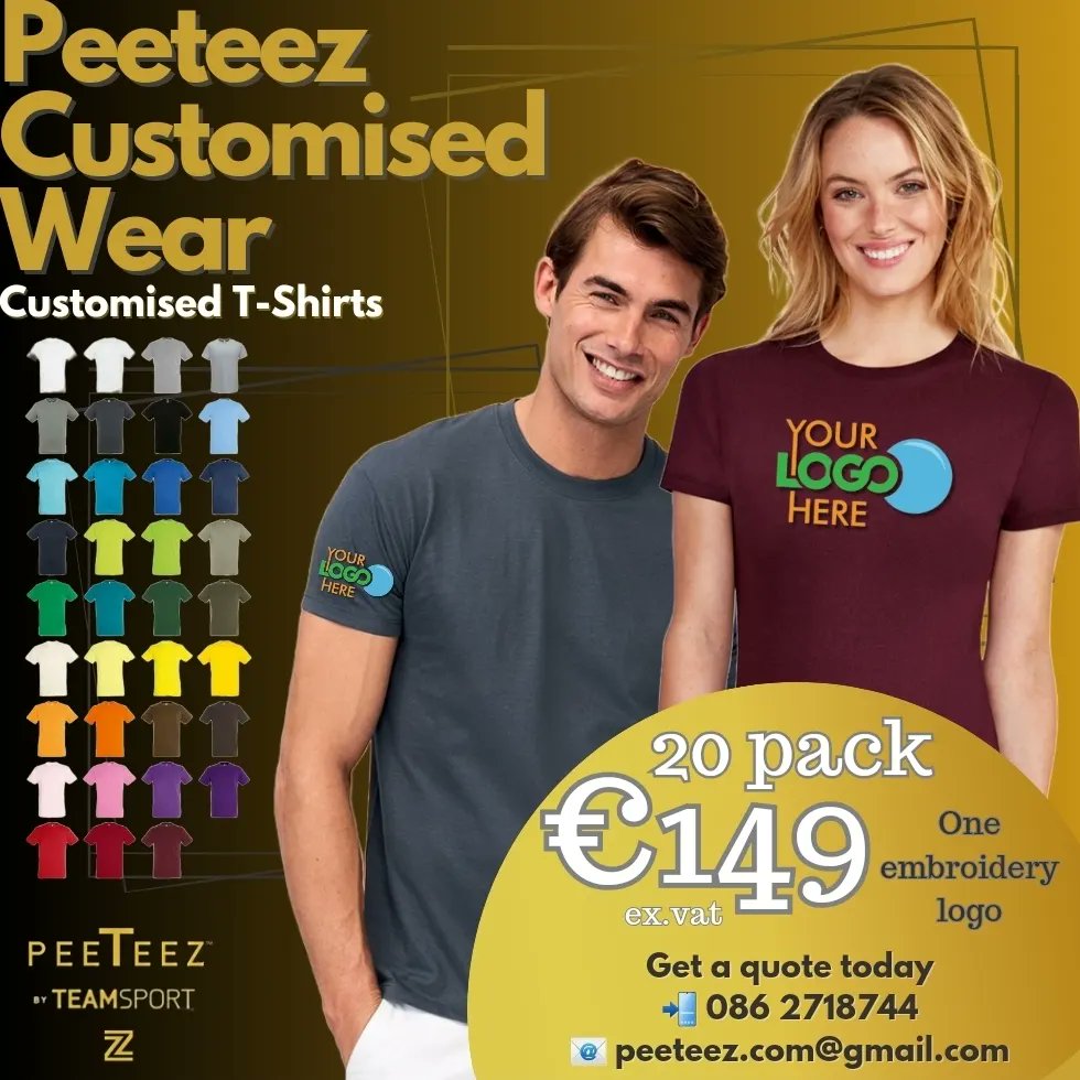 👕 Have an event coming up?
👕 Need new teez for your biz?
👕 Club teez looking weathered?

Then get in touch with the Peeteez team &amp; we can whip up new branded teez for your crew!

Amazing value, comfy fit, great quality, lots of colours &amp; sizes! 

#customisedtshirts