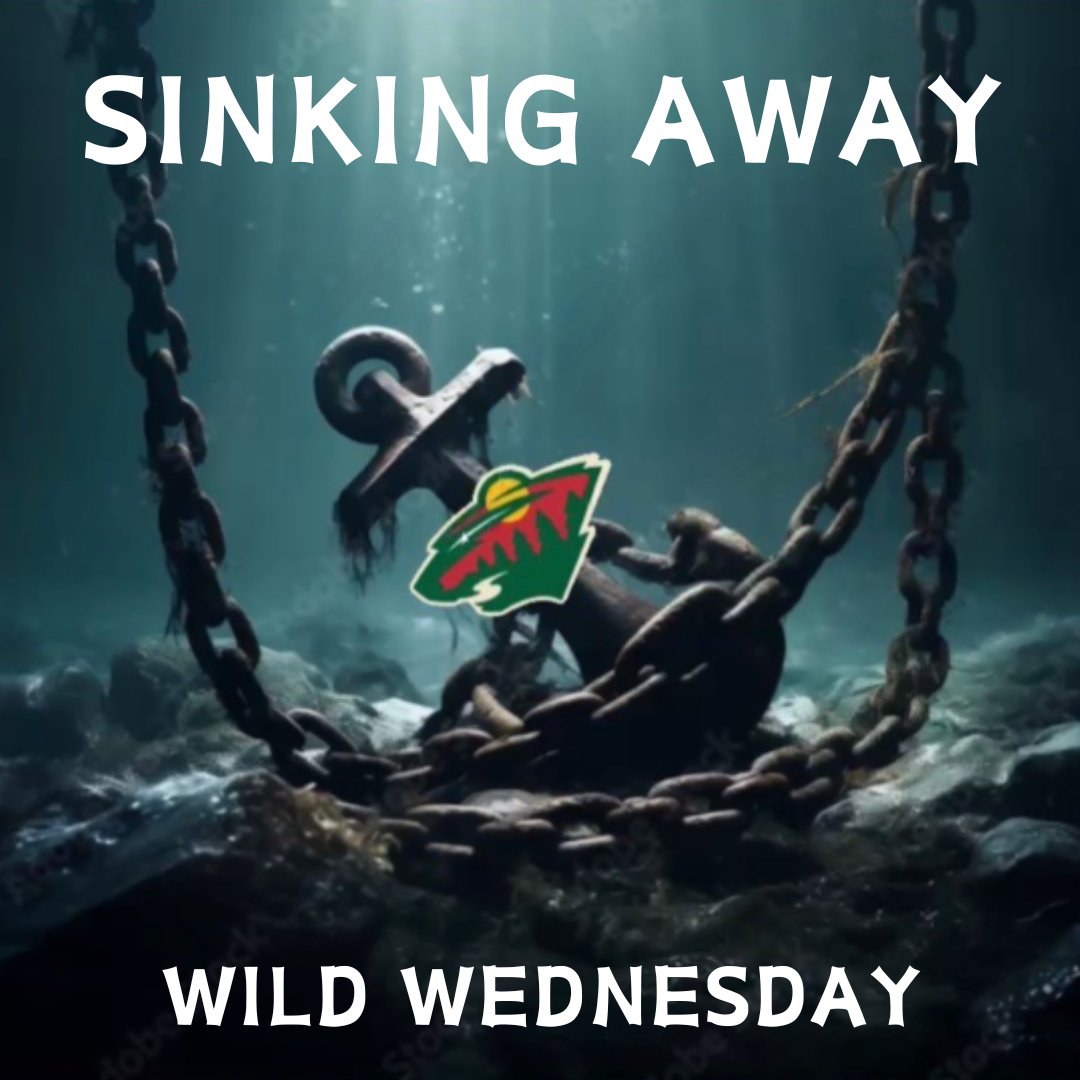 Sinking Away... The Wild are down to a 3% chance of making the playoffs now falling to 9 points behind Vegas. #mnwild
pulltabsports.com/blog/wild-wedn…