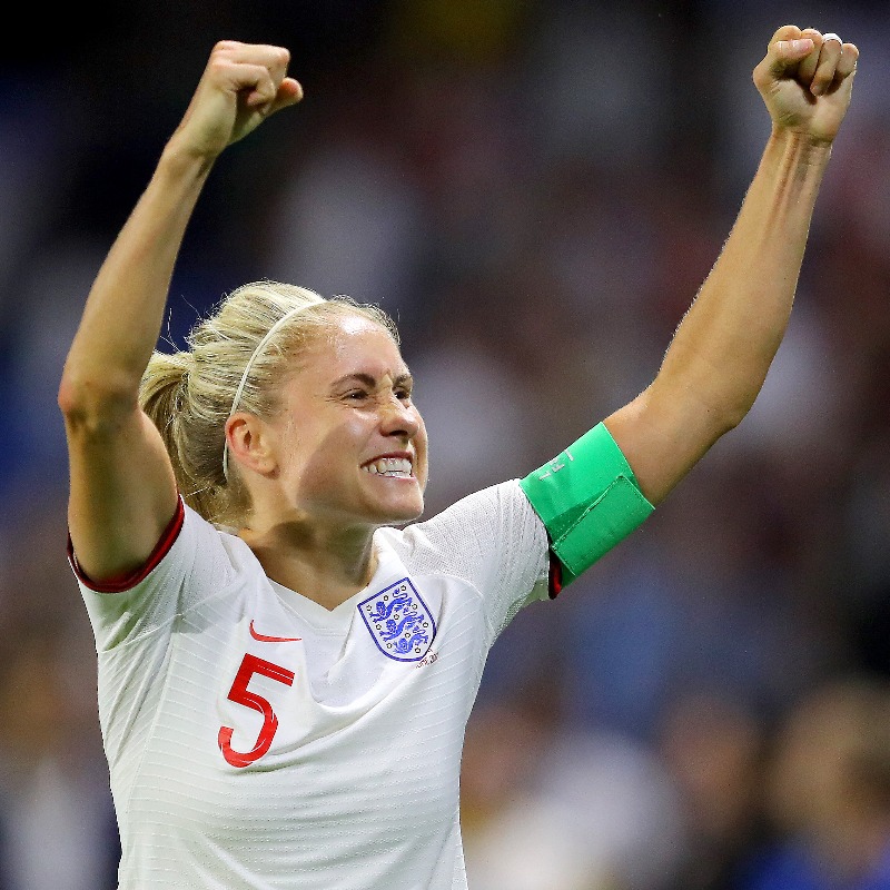 Lionesses's tweet photo. “There will be girls who have seen Steph play with talent, determination and integrity and gone home and said: ‘I want to be Steph Houghton.’"

Thank you, @stephhoughton2. ❤️