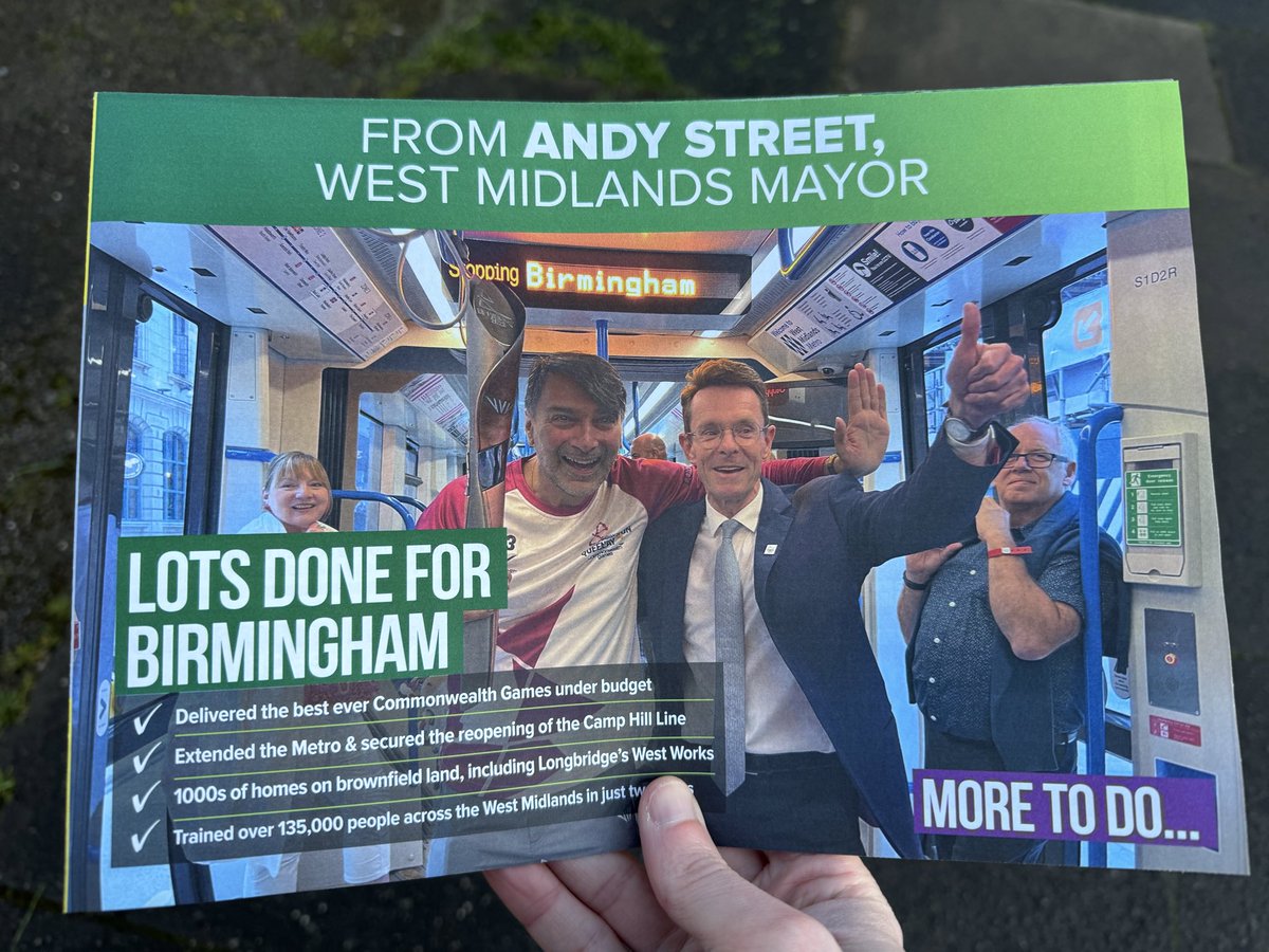 Great to support @andy4wm this evening in Birmingham with @HenryMorris Andy knows how to deliver. His record speaks for itself & includes 🏡 regeneration of brownfield sites to provide employment & housing 👷🏻135k residents trained in 2 years 🚊 RECORD transport investment