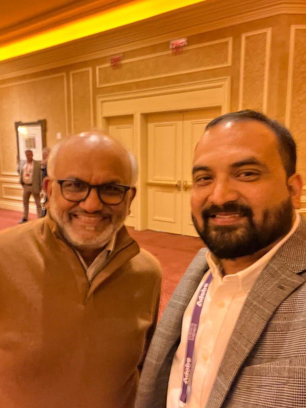 Our exceptionally talented team @thisisborn is in full show at Adobe Summit, meeting customers and partners, one of whom also happened to be @Adobe CEO Shantanu Narayen! We loved Adobe GenStudio, a generative AI product to unite and accelerate content supply chains. Also