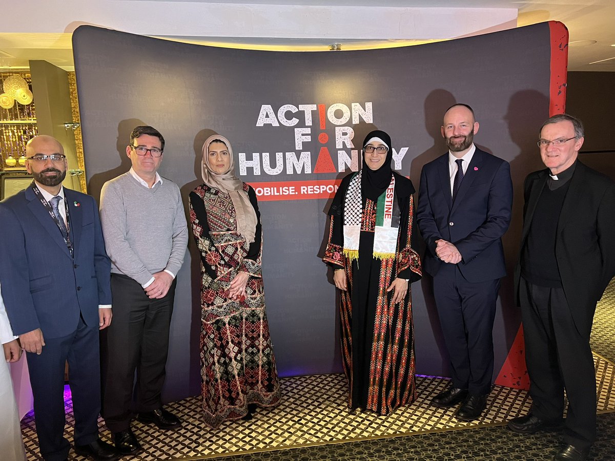 Honoured to attend the Action for Humanity @AFH_charity Greater Manchester Unites for Gaza Iftar this evening in collaboration with Caabu (Council for Arab-British Understanding) @Caabu, along with @AndyBurnhamGM @MayorofGM & the @SalfordDiocese @SalfordBishop & many others.🙏🏻❤️