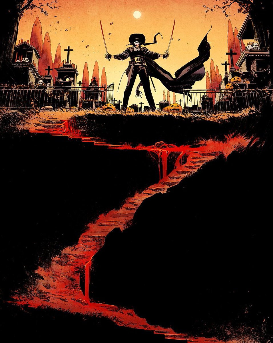 Sean Murphy just completed the Zorro: Man Of The Dead interior art!!!! @simongough2099 is colouring the last pages of the series at the moment! 🎉🦊🎉🦊🎉🦊