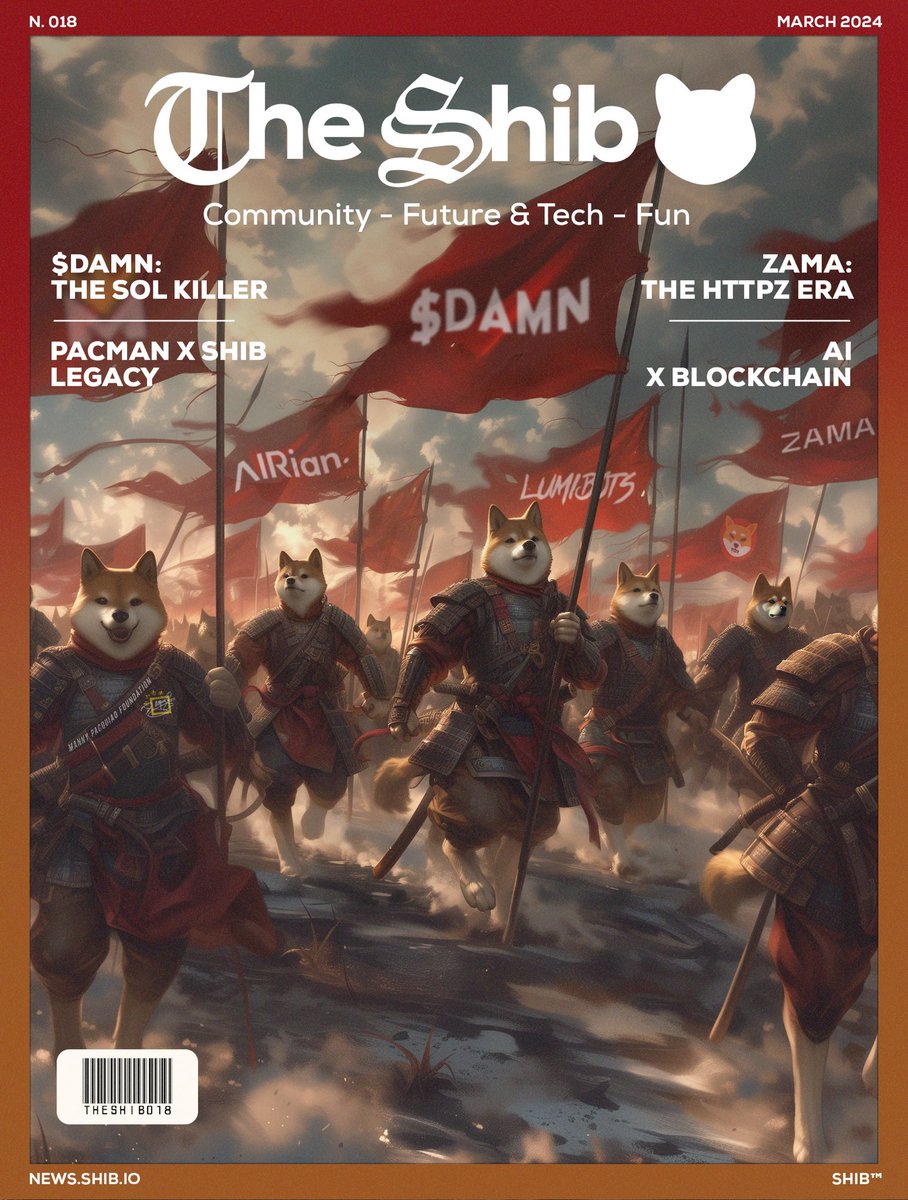 Heads up #SHIBARMY Edition 18 of our magazine just dropped! Get your daily dose of #Shib news, interviews, and exclusive content! ➡️ news.shib.io