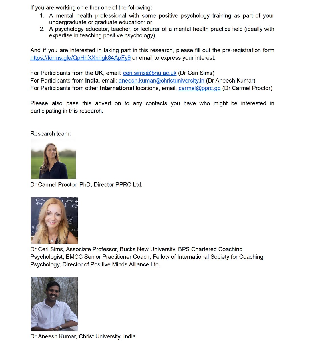 Research Participants Needed