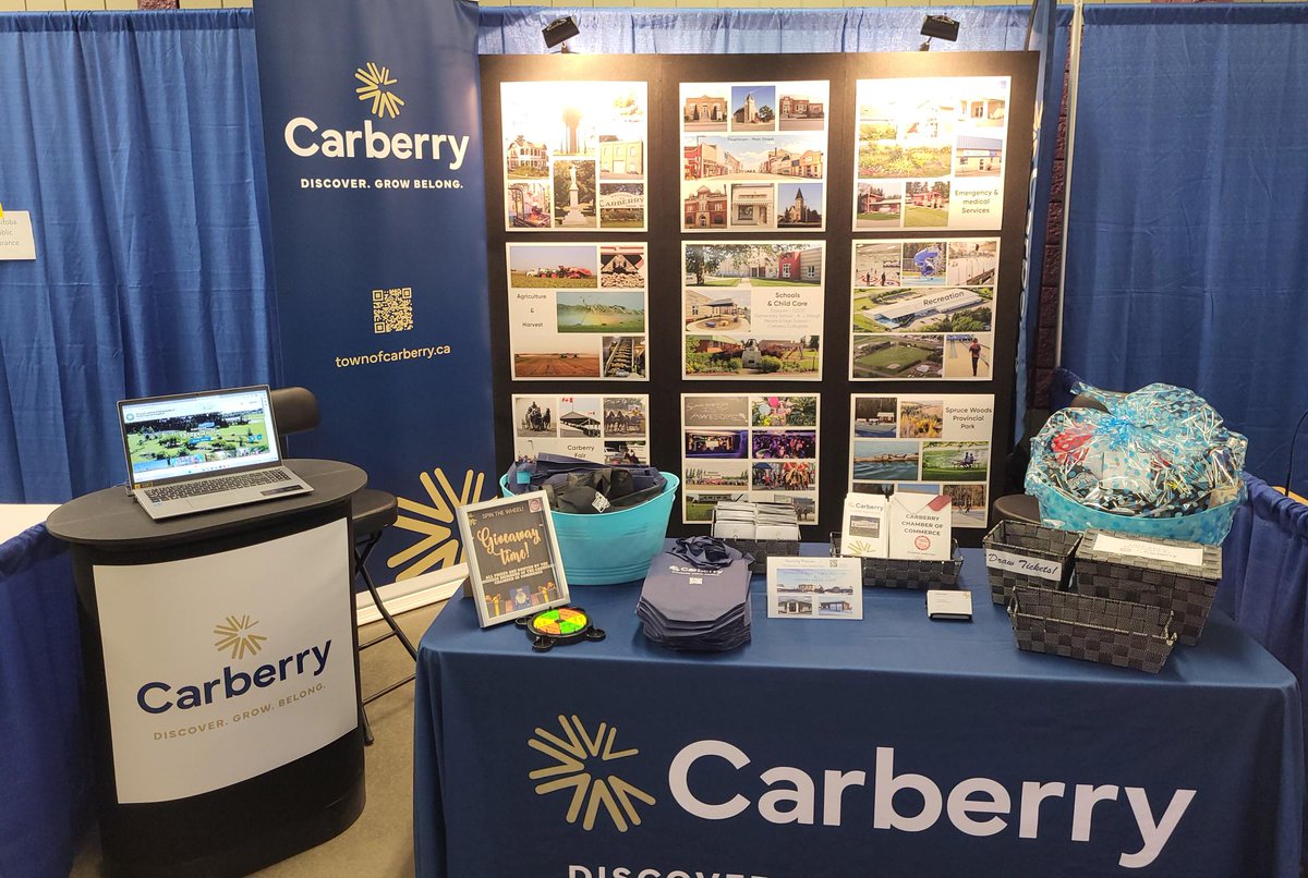 Stop by the Carberry Tradeshow booth this week and chat about how lovely this little town is!
