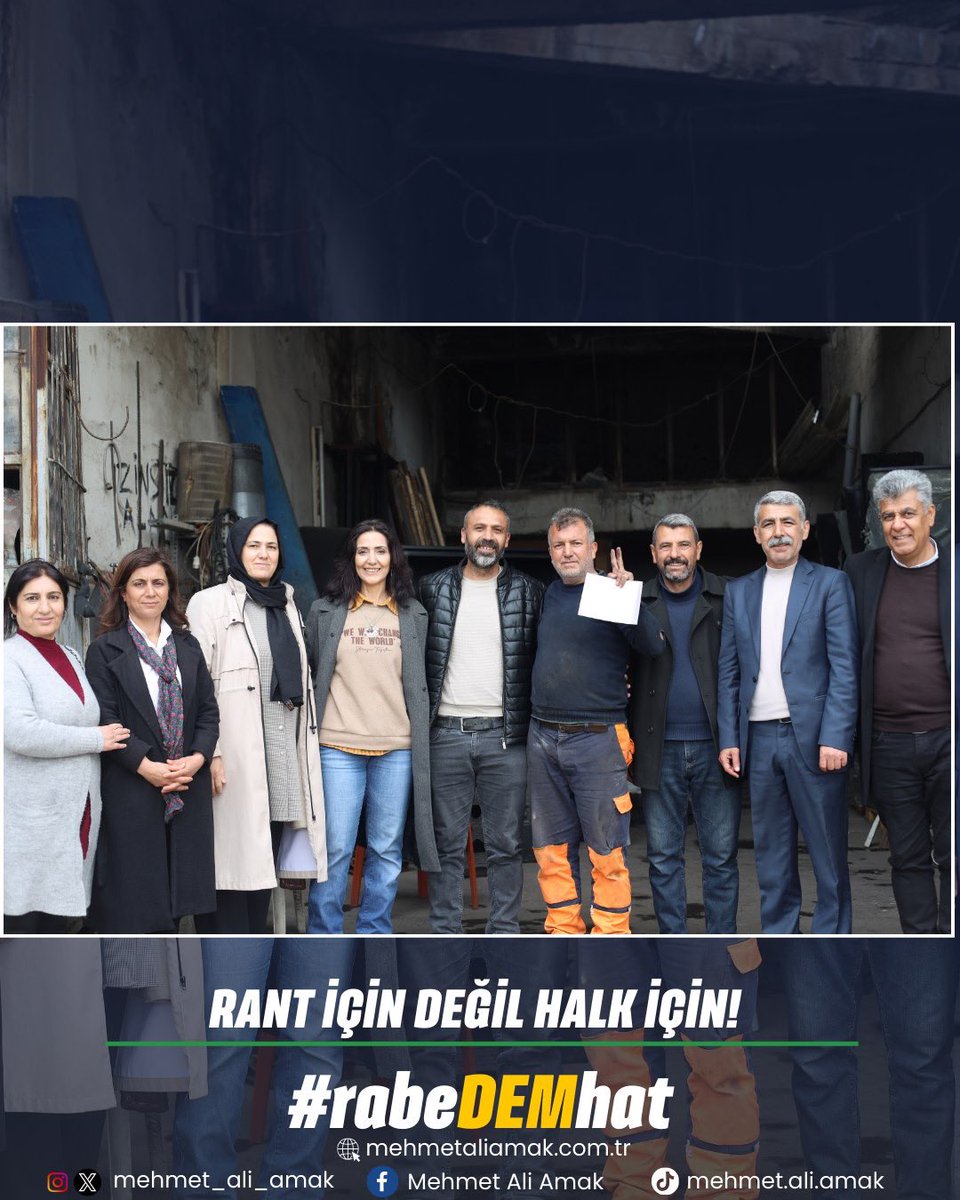 MehmetAliAmak's tweet photo. Mardin Artuklu Belediyesi Eş Başkan Adayları Münevver Ölker ve Mehmet Ali Amak olarak Belediye Meclis Üyesi Adaylarımız, İlçe Yöneticilerimiz ve Seçim Koordinasyon ekibi arkadaşlarım��zın katılımıyla İstasyon Mahallemizde bulunan Sanayi Sitemizi ziyaret ettik. https://t.co/3k9AyoIJ7O