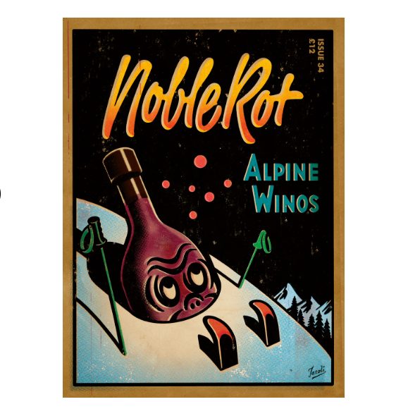 Noble Rot Mag Issue #34 Alpine Winos now available now on our site! 🍷 Buy 3 or more items & get 15% off 🎉 shittywinememes.com