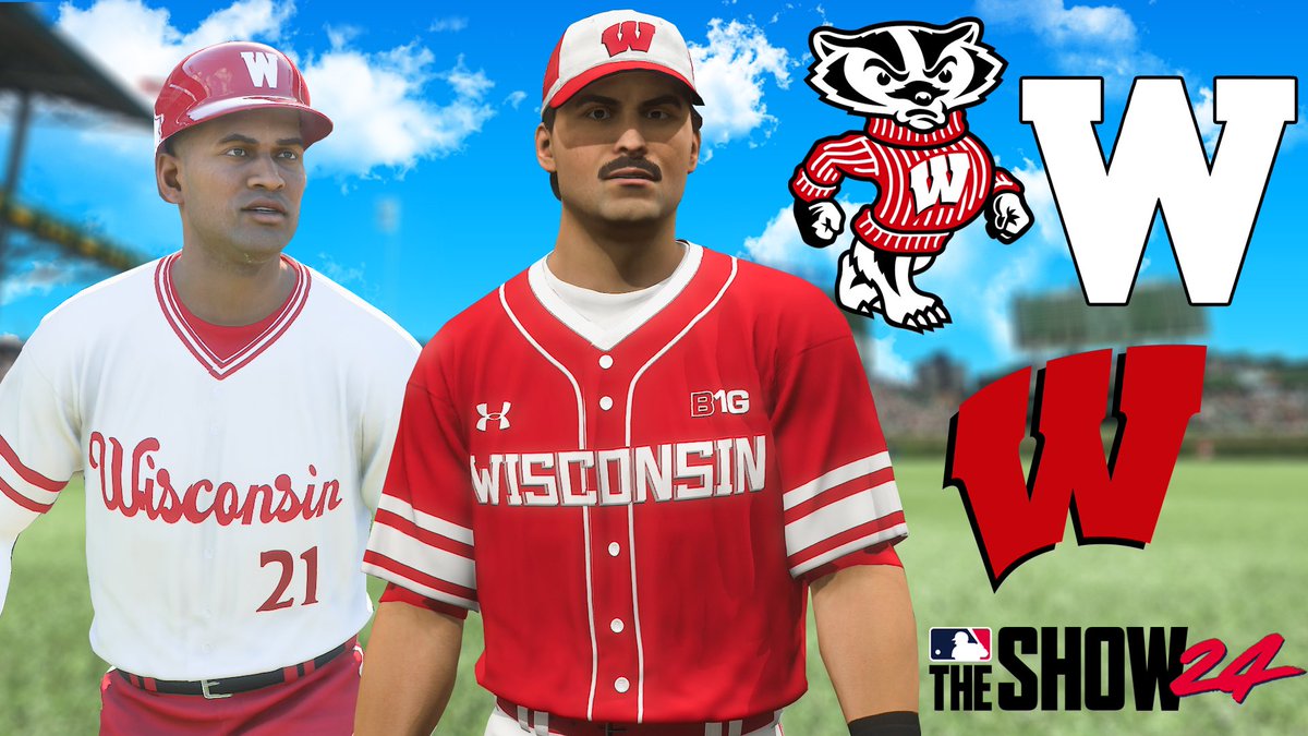 🚨NEW YT VIDEO ALERT!🚨

🔥WISCONSIN BADGERS JERSEYS IN MLB The Show 24!🔥

👀Show Support!👀

Video Link: youtu.be/Ramlk0HpdK0

♻❤RETWEET + LIKE ❤♻
