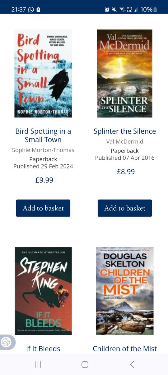 Huh? Listed as a 'best seller' on the Blackwells' site (thrillers/suspense) next to the likes of Agatha Christie, Val McDermid, James Patterson and Stephen King?? #readingcommunity #writerscommunity #BookTwitter #books #bookstore #blackwells #bookbloggers